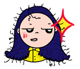 Strong Curly 2 sticker #14279030