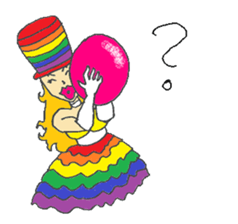 Rainbow Girl 2-Shinjuku2-Chome sticker #14279478