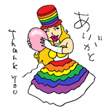 Rainbow Girl 2-Shinjuku2-Chome sticker #14279479
