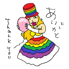 Rainbow Girl 2-Shinjuku2-Chome sticker #14279479