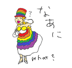 Rainbow Girl 2-Shinjuku2-Chome sticker #14279484