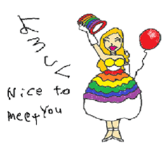Rainbow Girl 2-Shinjuku2-Chome sticker #14279488