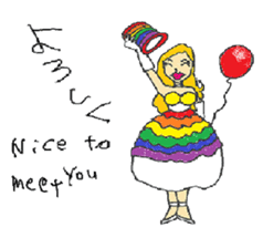 Rainbow Girl 2-Shinjuku2-Chome sticker #14279488