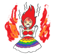 Rainbow Girl 2-Shinjuku2-Chome sticker #14279493