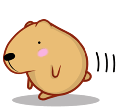 Kyapibara 11 sticker #14279906