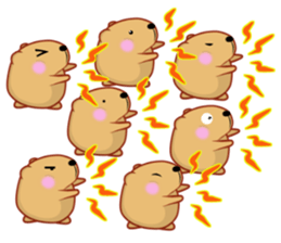 Kyapibara 11 sticker #14279909