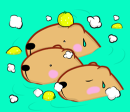 Kyapibara 11 sticker #14279922