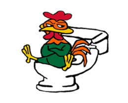 Rooster G sticker #14280840