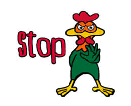 Rooster G sticker #14280846