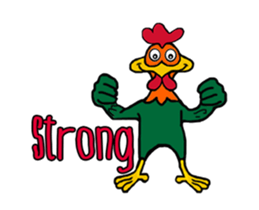 Rooster G sticker #14280848