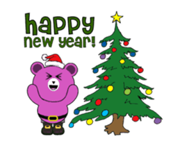 Cute Santa Bear stickers (animated) sticker #14281671