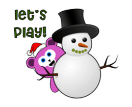 Cute Santa Bear stickers (animated) sticker #14281672