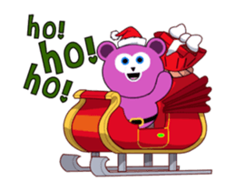 Cute Santa Bear stickers (animated) sticker #14281673