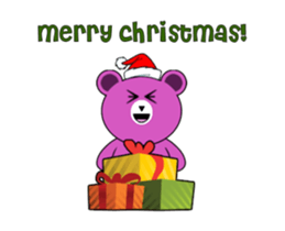 Cute Santa Bear stickers (animated) sticker #14281676