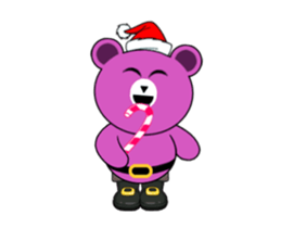 Cute Santa Bear stickers (animated) sticker #14281677