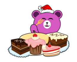Cute Santa Bear stickers (animated) sticker #14281678