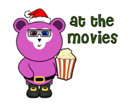 Cute Santa Bear stickers (animated) sticker #14281682