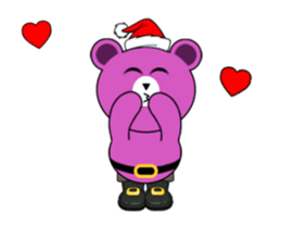 Cute Santa Bear stickers (animated) sticker #14281685