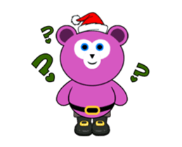 Cute Santa Bear stickers (animated) sticker #14281686