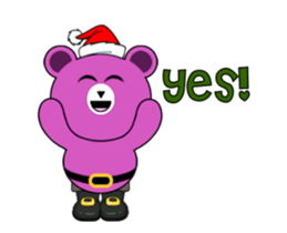 Cute Santa Bear stickers (animated) sticker #14281689
