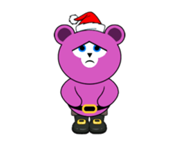 Cute Santa Bear stickers (animated) sticker #14281693