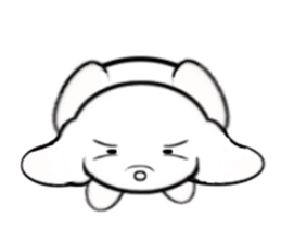 timid dog 2nd. sticker #14281724