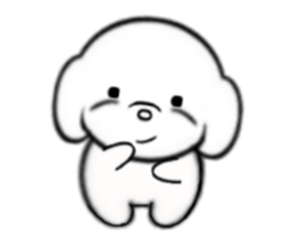 timid dog 2nd. sticker #14281725