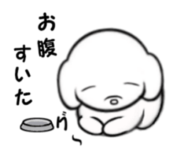 timid dog 2nd. sticker #14281735