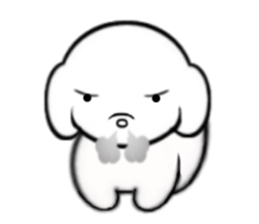 timid dog 2nd. sticker #14281737