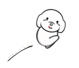 timid dog 2nd. sticker #14281739