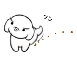 timid dog 2nd. sticker #14281741