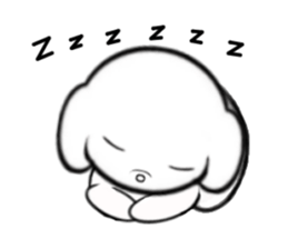 timid dog 2nd. sticker #14281744