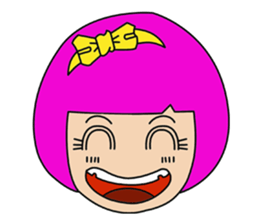 .....when I was young girl. sticker #14282199