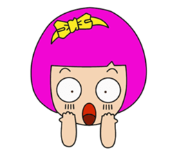 .....when I was young girl. sticker #14282207