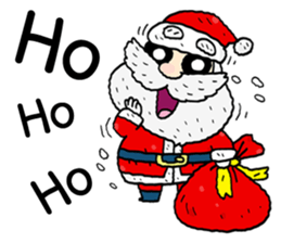 Santa Claus in Christmas day sticker #14282414