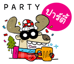 Santa Claus in Christmas day sticker #14282427