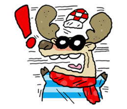 Santa Claus in Christmas day sticker #14282431