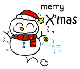 Santa Claus in Christmas day sticker #14282434