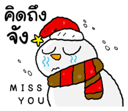 Santa Claus in Christmas day sticker #14282435