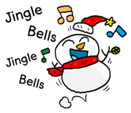 Santa Claus in Christmas day sticker #14282436