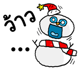 Santa Claus in Christmas day sticker #14282437