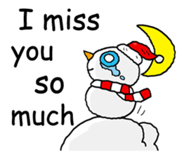 Santa Claus in Christmas day sticker #14282438