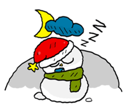 Santa Claus in Christmas day sticker #14282439