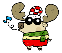 Santa Claus in Christmas day sticker #14282441