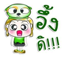 .. Mr. Kenta and dog.. sticker #14282597