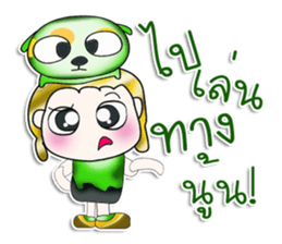 .. Mr. Kenta and dog.. sticker #14282599