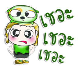 .. Mr. Kenta and dog.. sticker #14282602