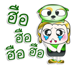 .. Mr. Kenta and dog.. sticker #14282606