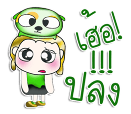 .. Mr. Kenta and dog.. sticker #14282610