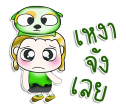 .. Mr. Kenta and dog.. sticker #14282614